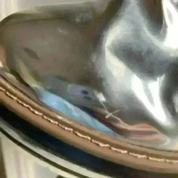 Brazilian silver mule Dafiti size 36 US 7 - Picture 5 of 9